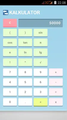 KALKULATOR android App screenshot 1